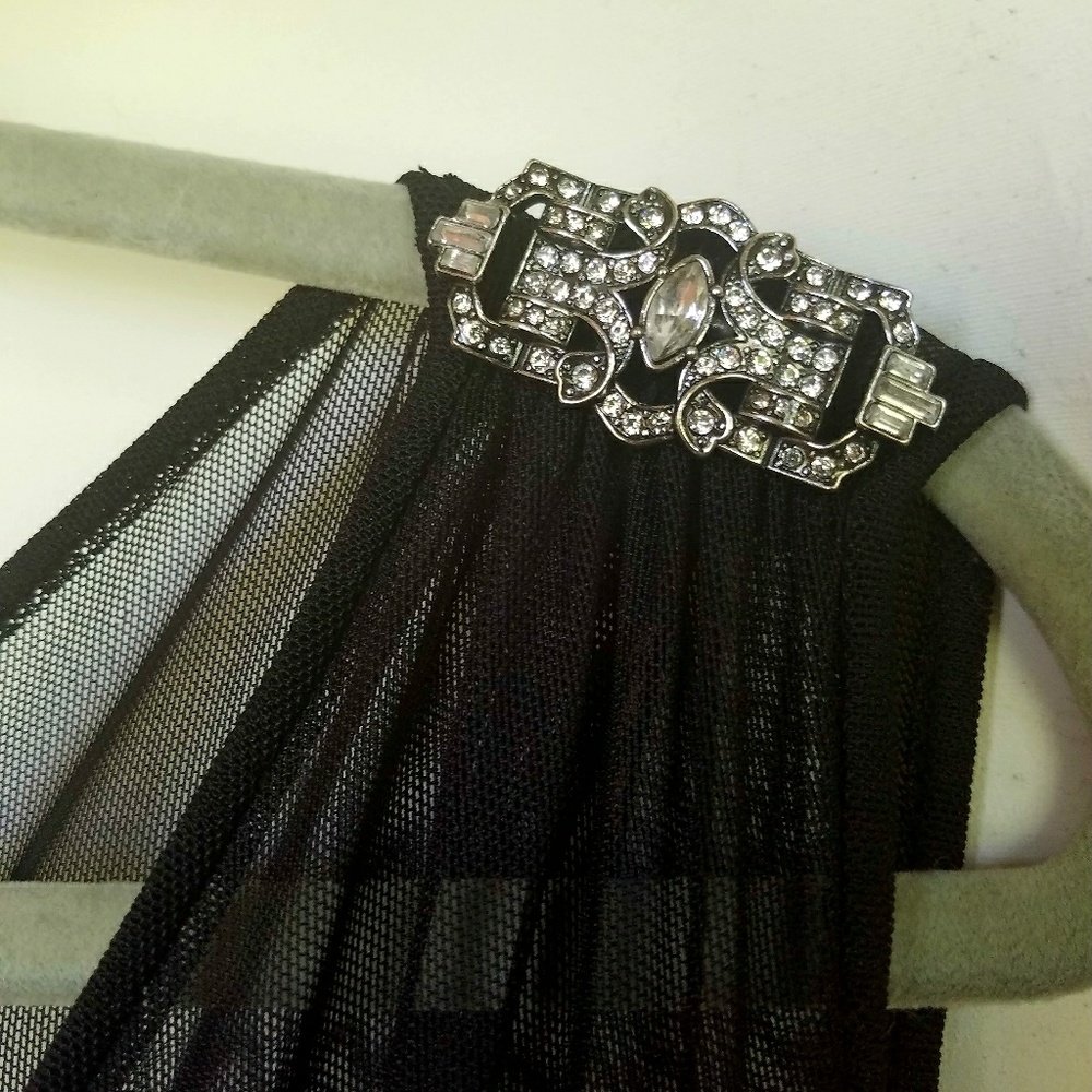 New!!! Black Long Evening Dress